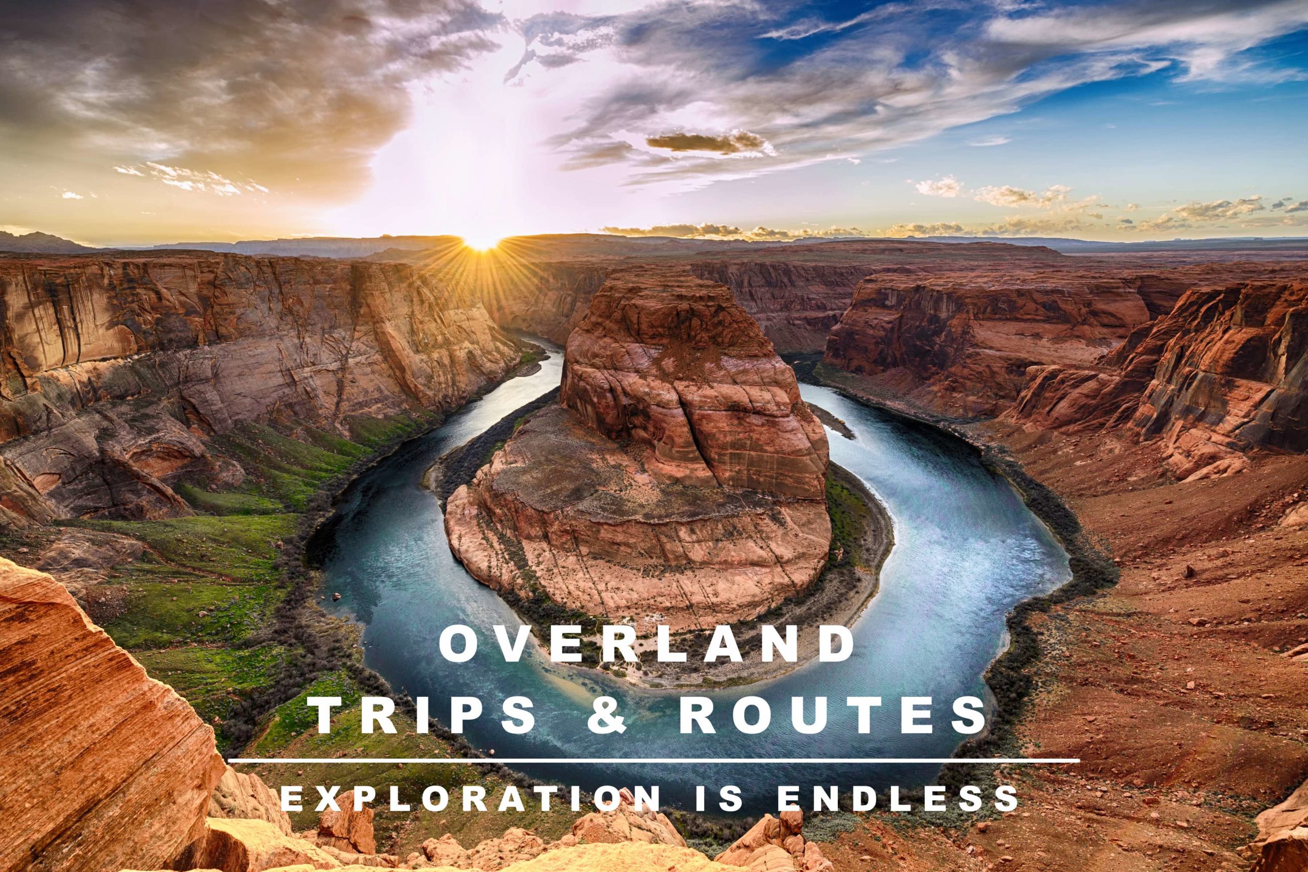 Image of Horseshoe Bend representing the overland trips and routes from Colorado Overlander